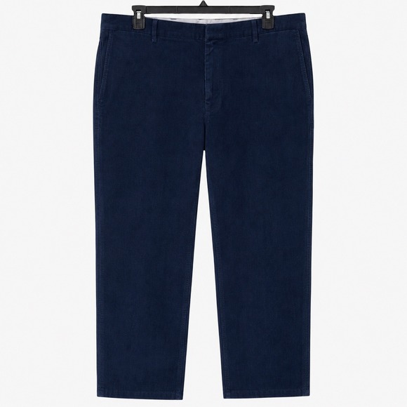 Lands' End Other - Lands End‎ Mens 40 Traditional Fit Corduroy Pants Navy Blue Flat Front Straight